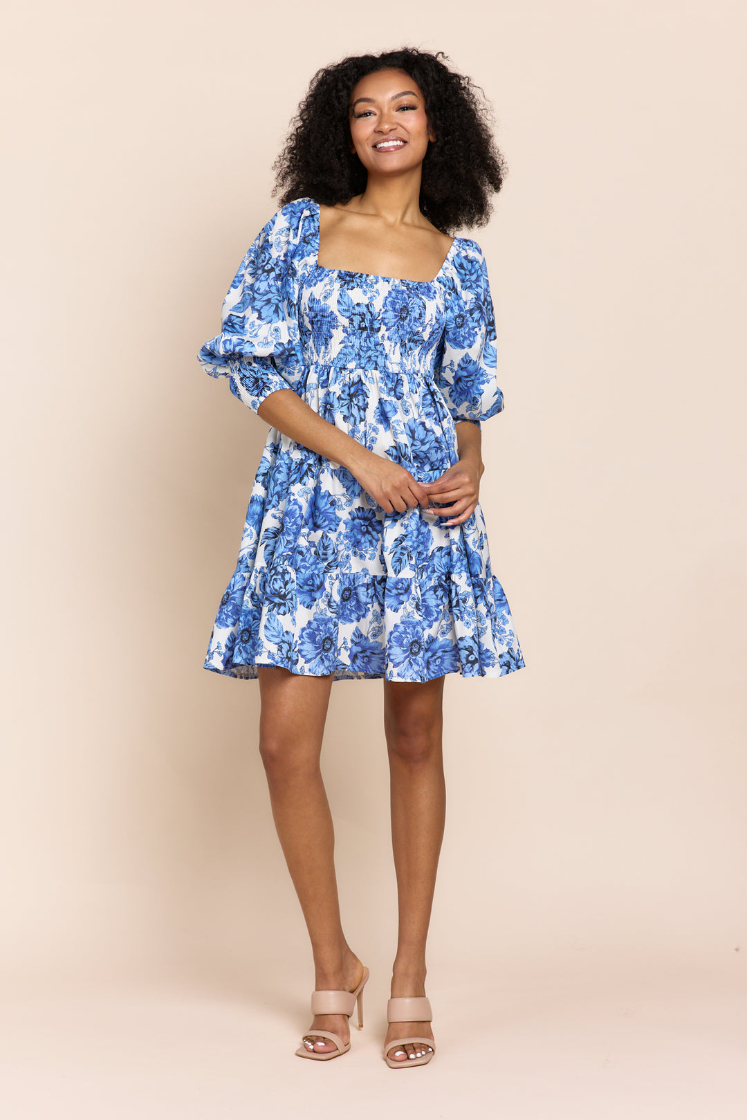 ZINA | Dresses | Cotton, Dresses, NEW ARRIVALS, PRINT, Short Dresses, SS24 | shop-sofia