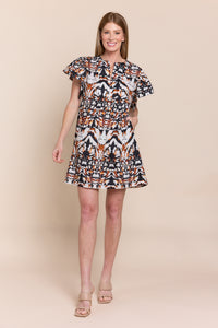 SELMA | Dresses | Cotton, Dresses, FALL2024, NEW ARRIVALS, PRINT, Short Dresses | shop-sofia