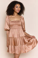 SHILO | Dresses | Dresses, Satin, Satin Dress, Short Dresses, SOLIDS | shop-sofia