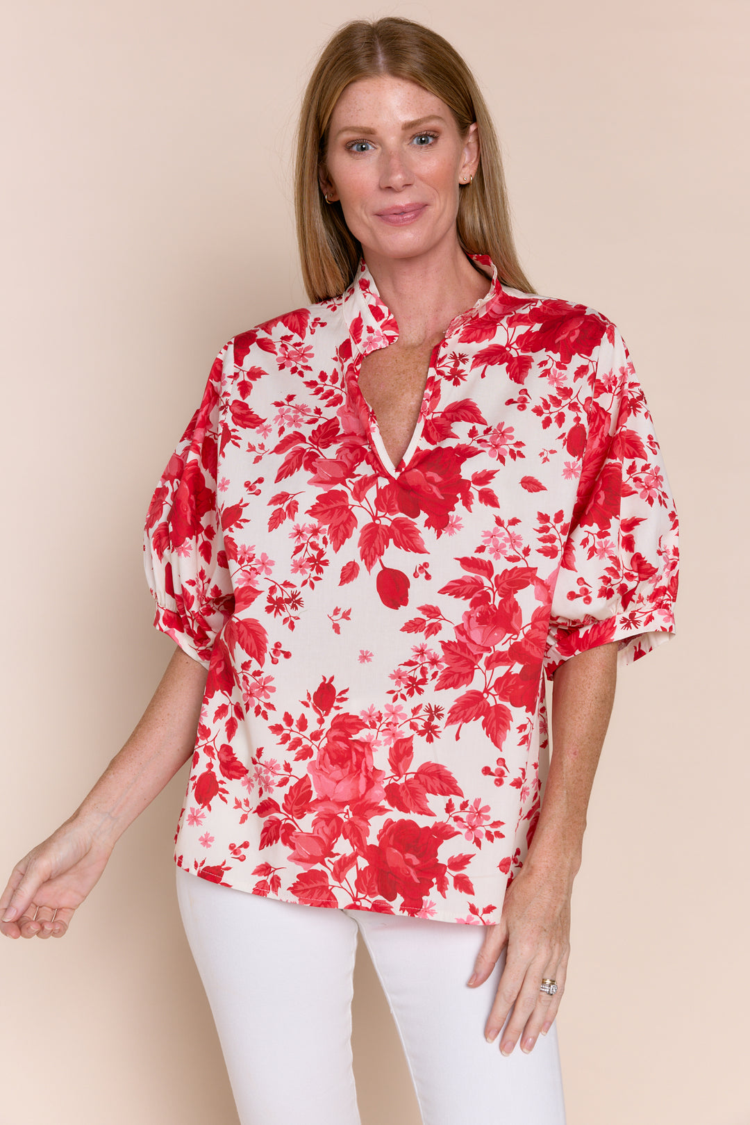 ADELE | Tops | Blouse, Cotton, NEW ARRIVALS, PRINT, SS24, Tops | shop-sofia