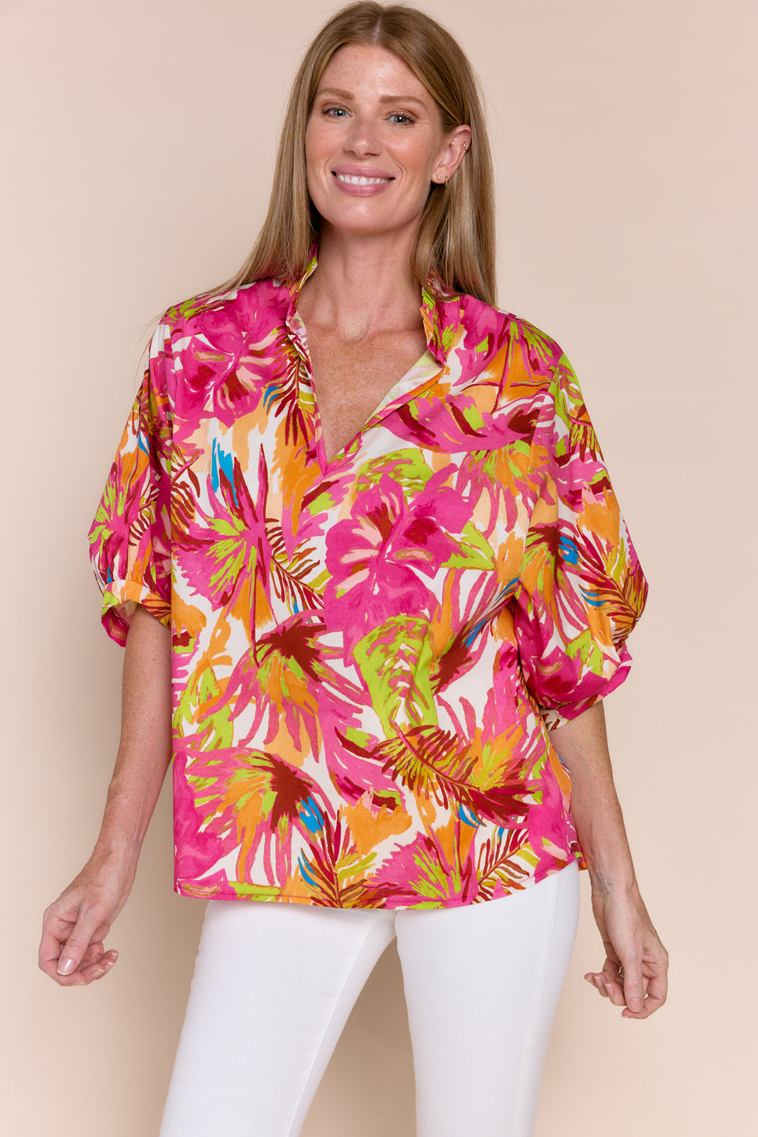 ADELE | Tops | Blouse, Cotton, NEW ARRIVALS, PRINT, SS24, Tops | shop-sofia