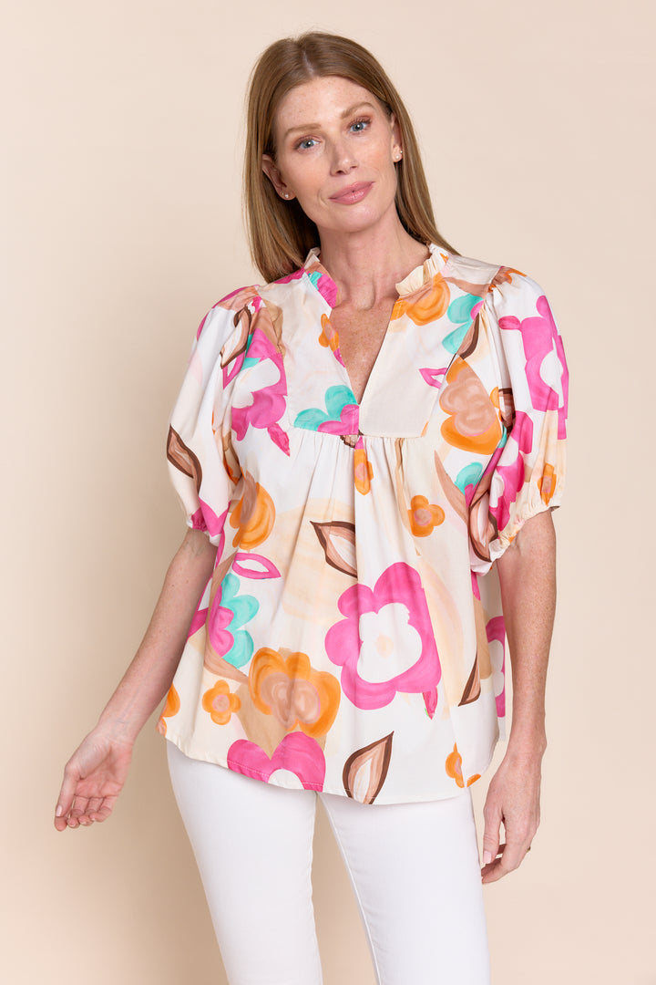 NAZIM | Tops | Blouse, Cotton, NEW ARRIVALS, PRINT, SS24, Tops | shop-sofia