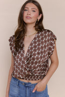 LEO | Tops | FALL2024, NEW ARRIVALS, PRINT, Satin, Satin and Silk Tops, TOP, Tops | shop-sofia