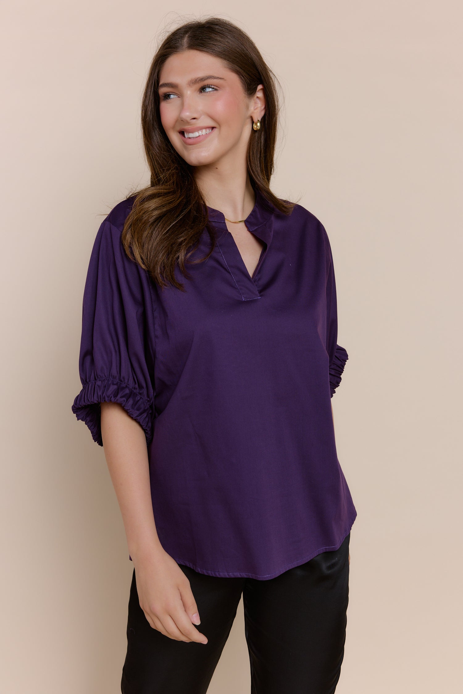 ESME | Tops | Cotton, Cotton Tops, FALL2024, NEW ARRIVALS, SOLIDS, TOP, Tops | shop-sofia