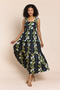 FAYZA | Dresses | Cotton, Dresses, FALL2024, Maxi Dress, Maxi Dresses, PRINT, sleeveless | shop-sofia