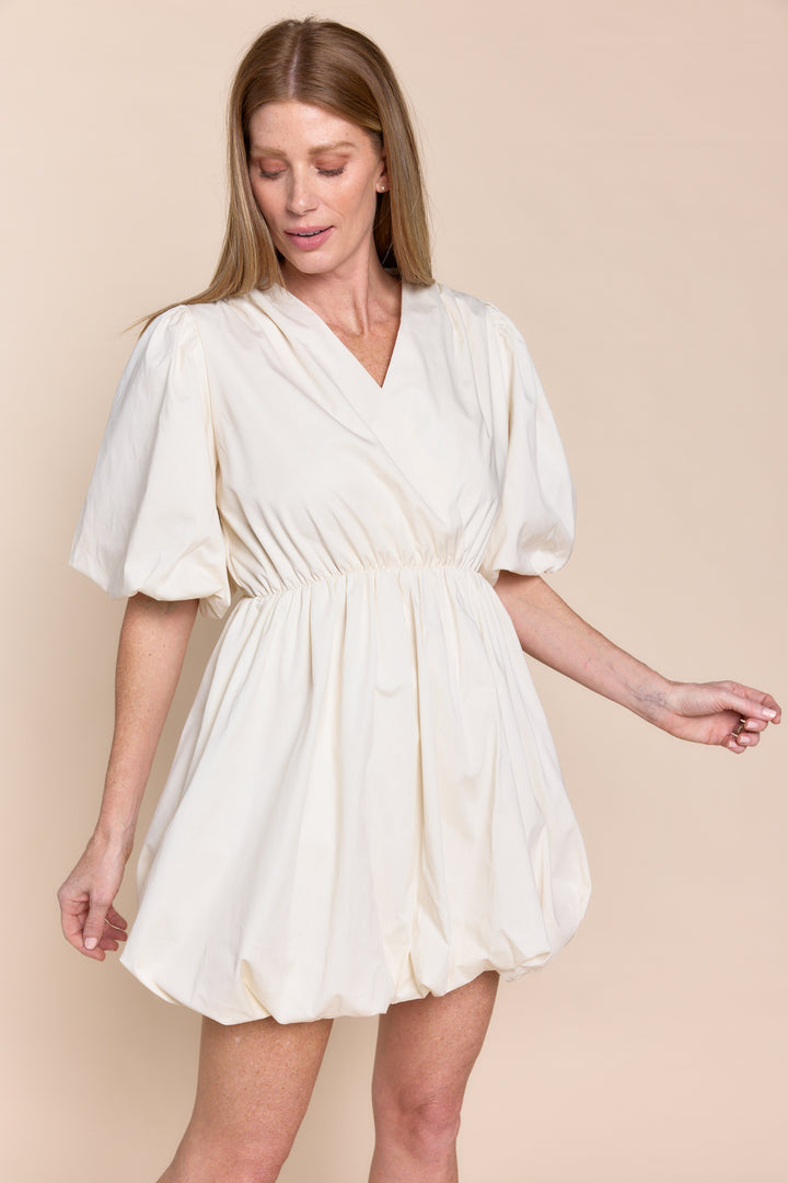 LILIANE | Dresses | Cotton, Dresses, FALL2024, Short Dresses, Short Sleeve, SOLIDS | shop-sofia