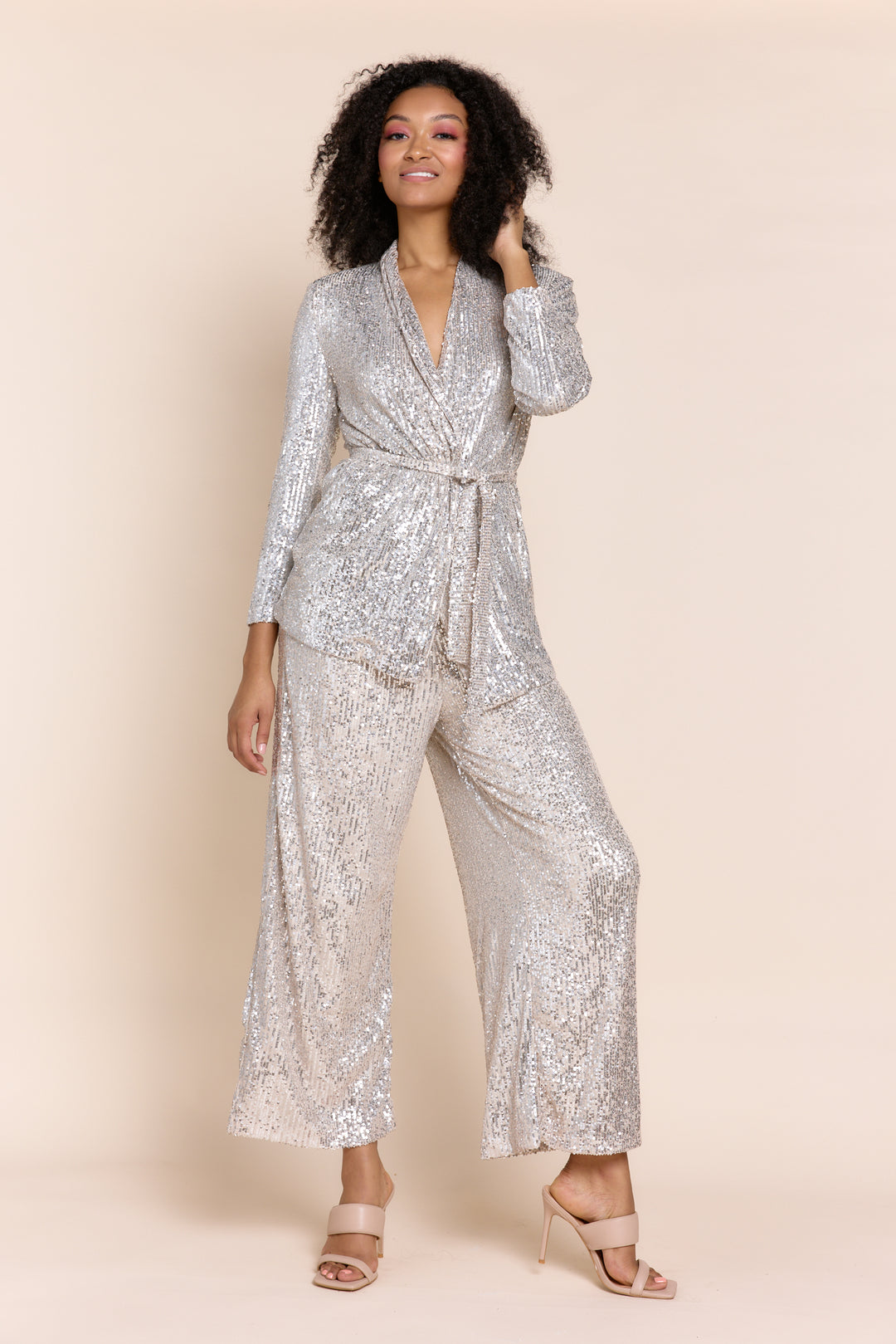 CLARK | PANTS | BOTTOMS, FESTIVE, FW23, On Sale, Pants And Rompers, Sequins | shop-sofia