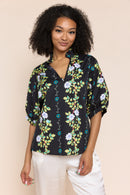 ADELE | Top | Blouse, Cotton, Cotton Tops, FALL2024, NEW ARRIVALS, PRINT, TOP, Tops | shop-sofia