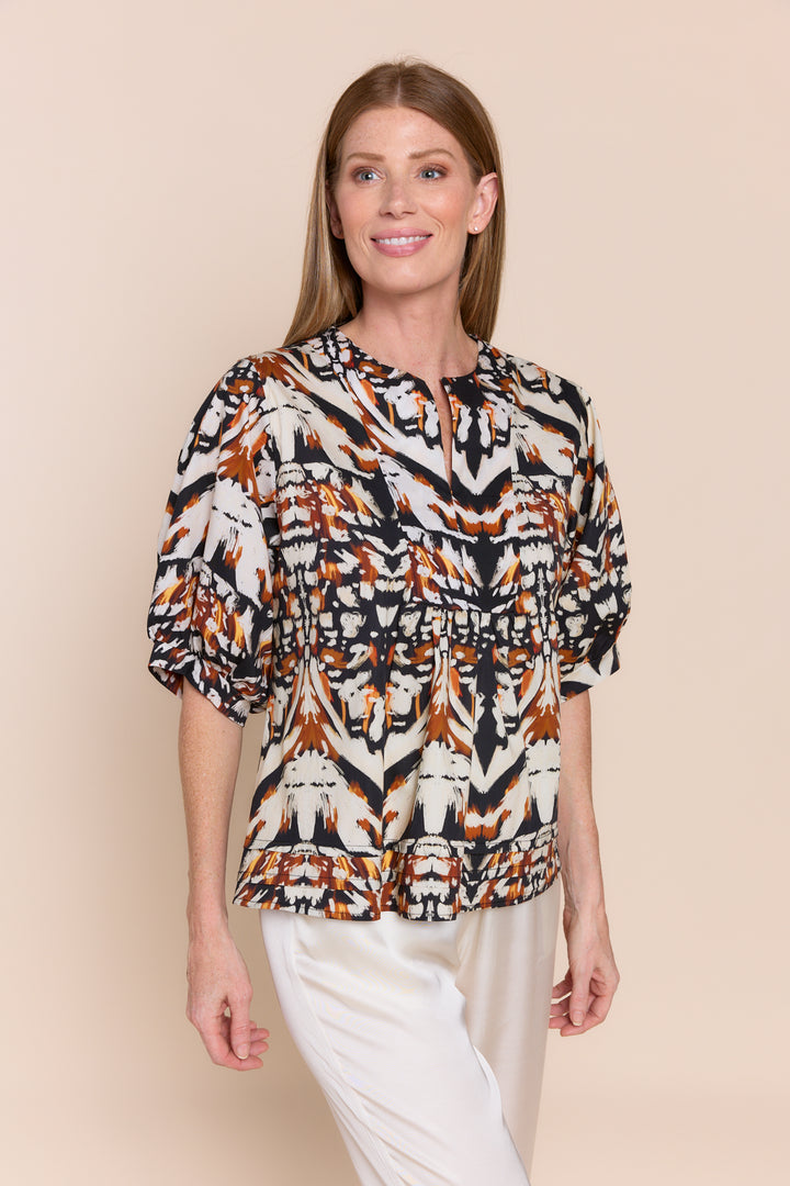 ALLISON | Tops | Blouse, Cotton, Cotton Tops, FALL2024, NEW ARRIVALS, PRINT, TOP, Tops | shop-sofia