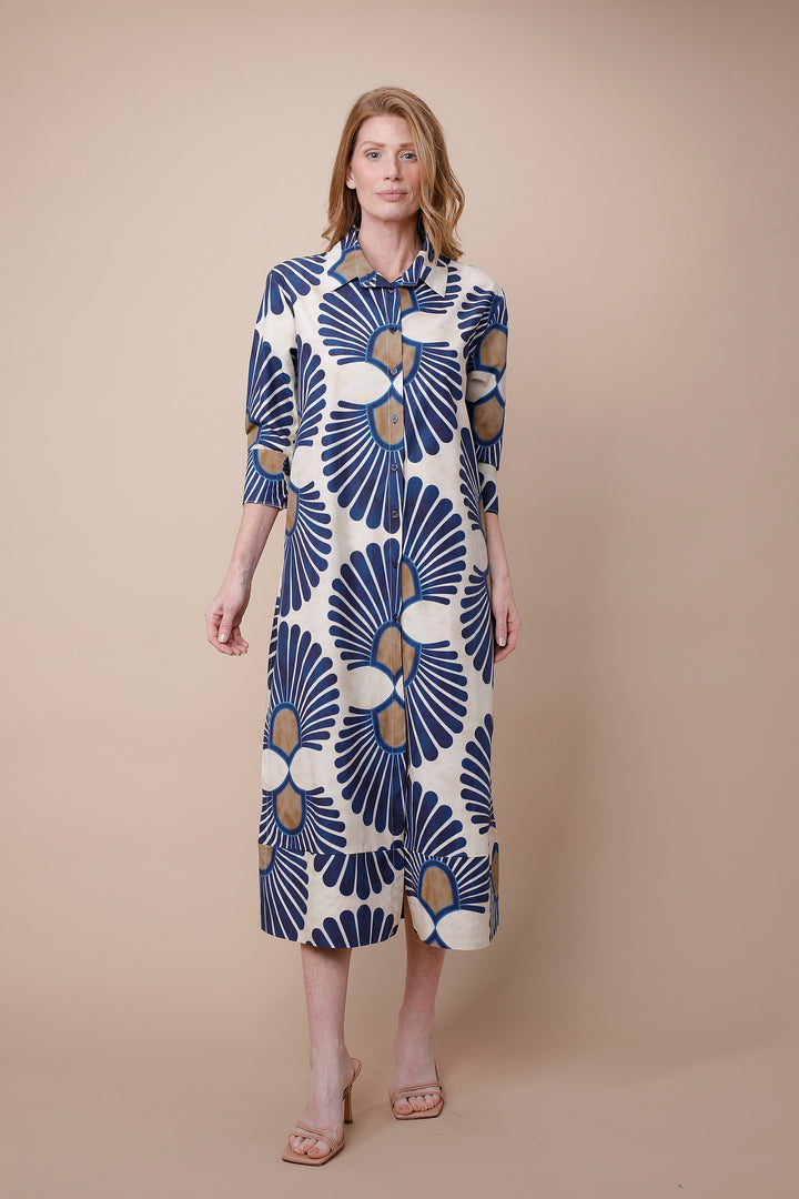 MILAN | Dresses | Cotton, Dresses, Long Sleeve, Midi Dresses, PRINT | shop-sofia