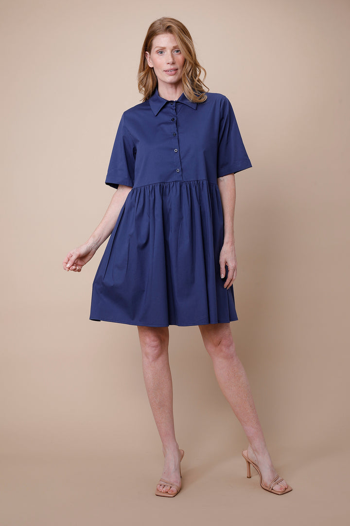 OLAN | Dresses | Cotton, Dresses, NEW ARRIVALS, Short Dresses, Short Sleeve, SOLIDS, SPRING2025 | shop-sofia