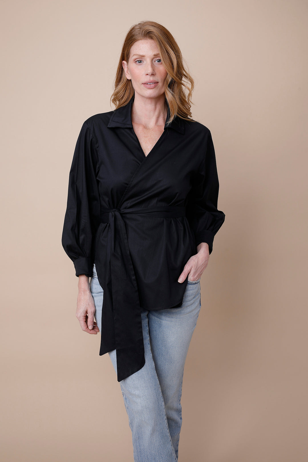 MONICA | Top | Cotton, Long Sleeve, NEW ARRIVALS, SOLIDS, SPRING2025, Tops | shop-sofia