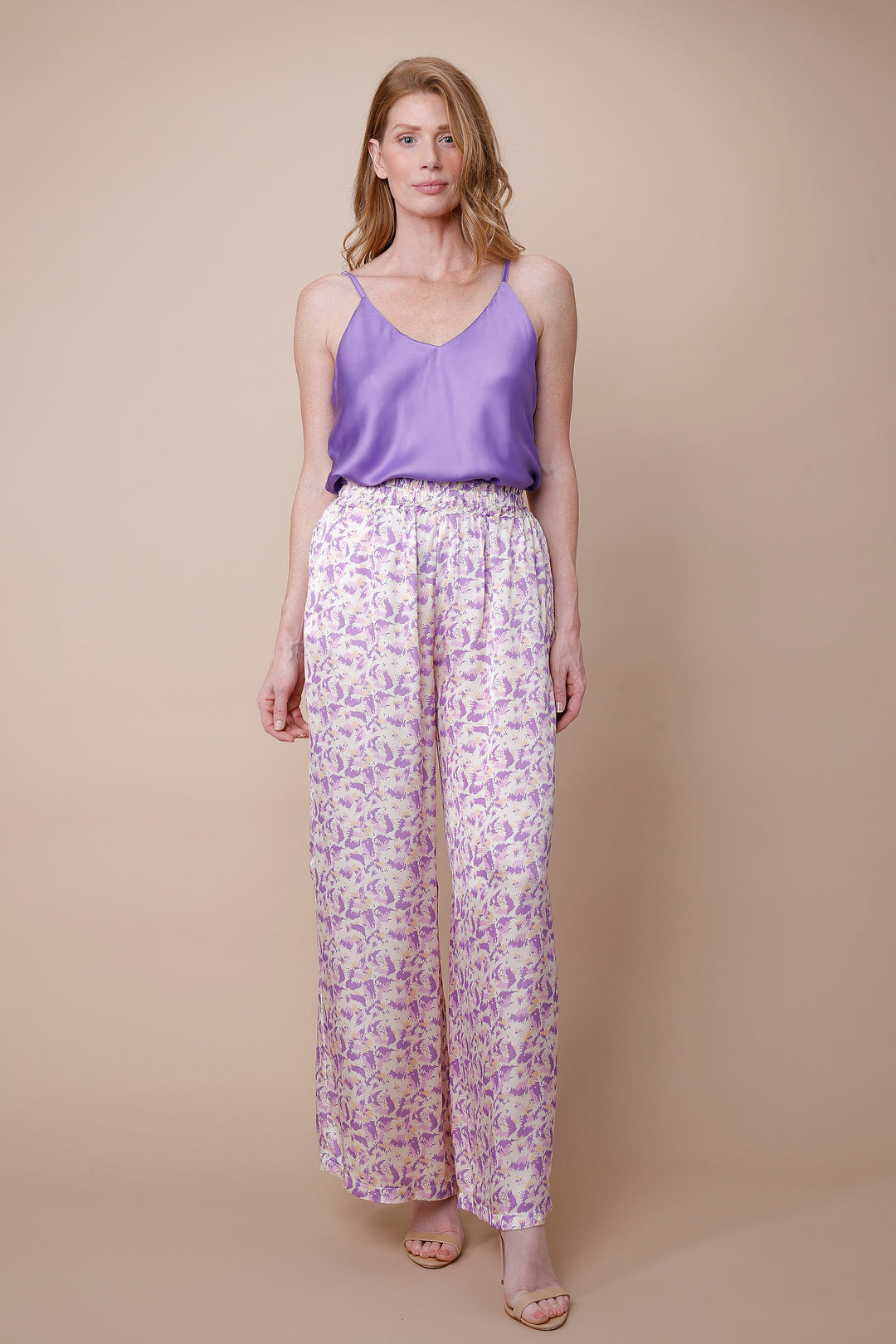 AMARA | PANTS | BOTTOMS, Pants, PRINT, Satin, SPRING2025 | shop-sofia