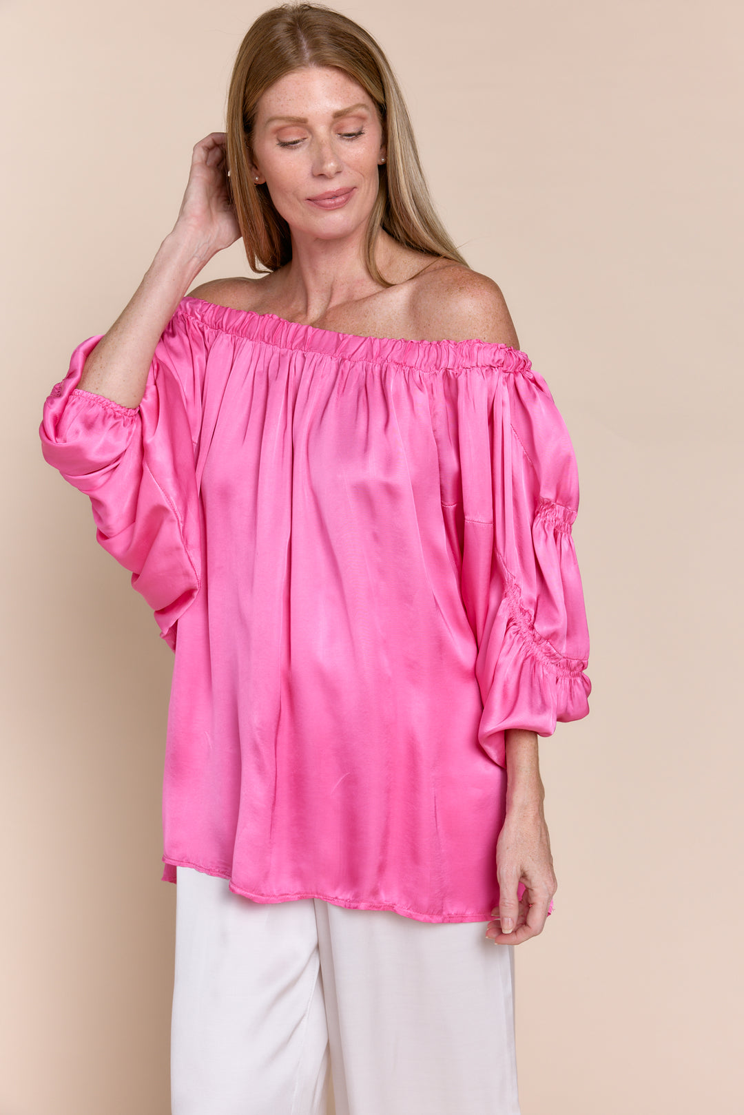 ANDY | Tops | NEW ARRIVALS, Satin, Satin and Silk Tops, SS24, Tops | shop-sofia