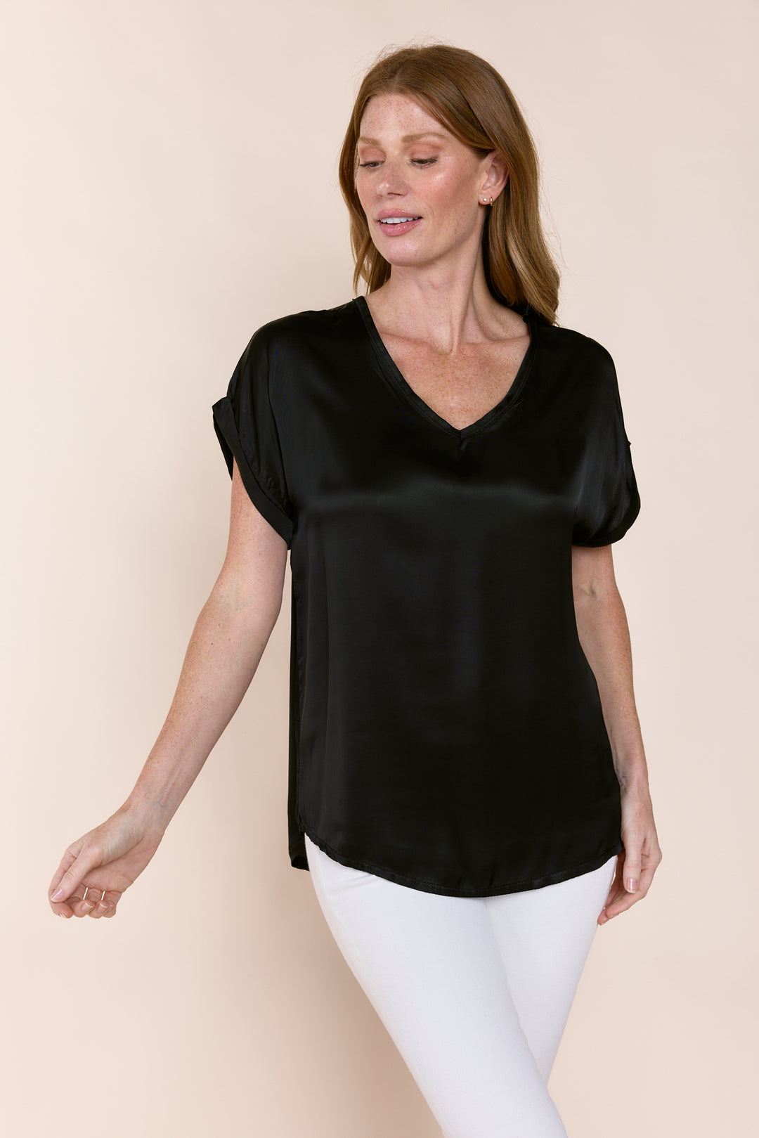 TESSA | Tops | Satin, Satin and Silk Tops, SOLIDS, Tops | shop-sofia