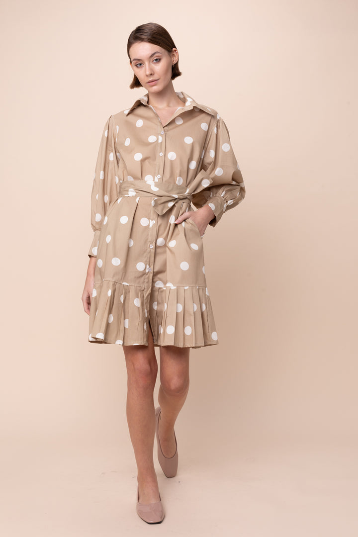 MABEL | Dresses | Cotton, Dresses, Long Sleeve, NEW ARRIVALS, PRINT, Short Dresses, SPRING2025 | shop-sofia