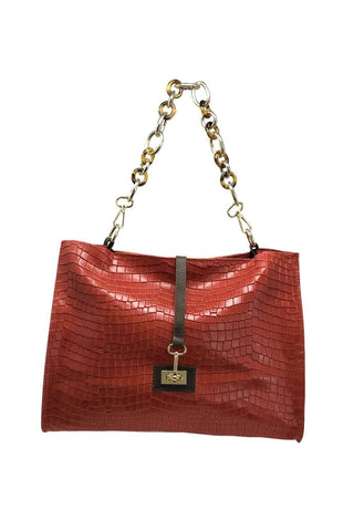 Sofia Chain Crossbody Purse I Sassy Red Chain Strap Shoulder Bag ...